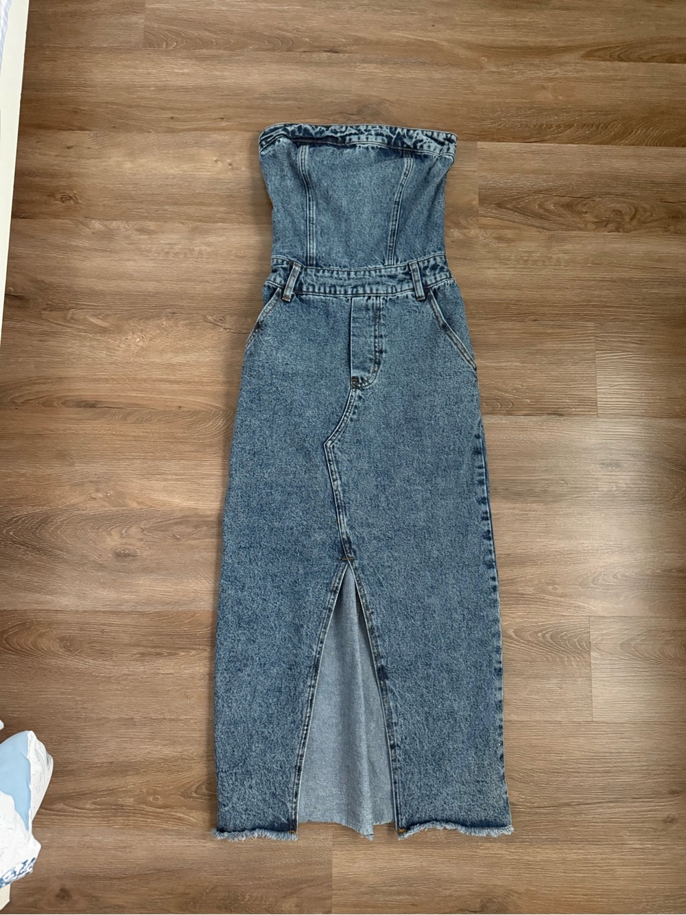 Bailey Rose Acid Wash Denim Dress